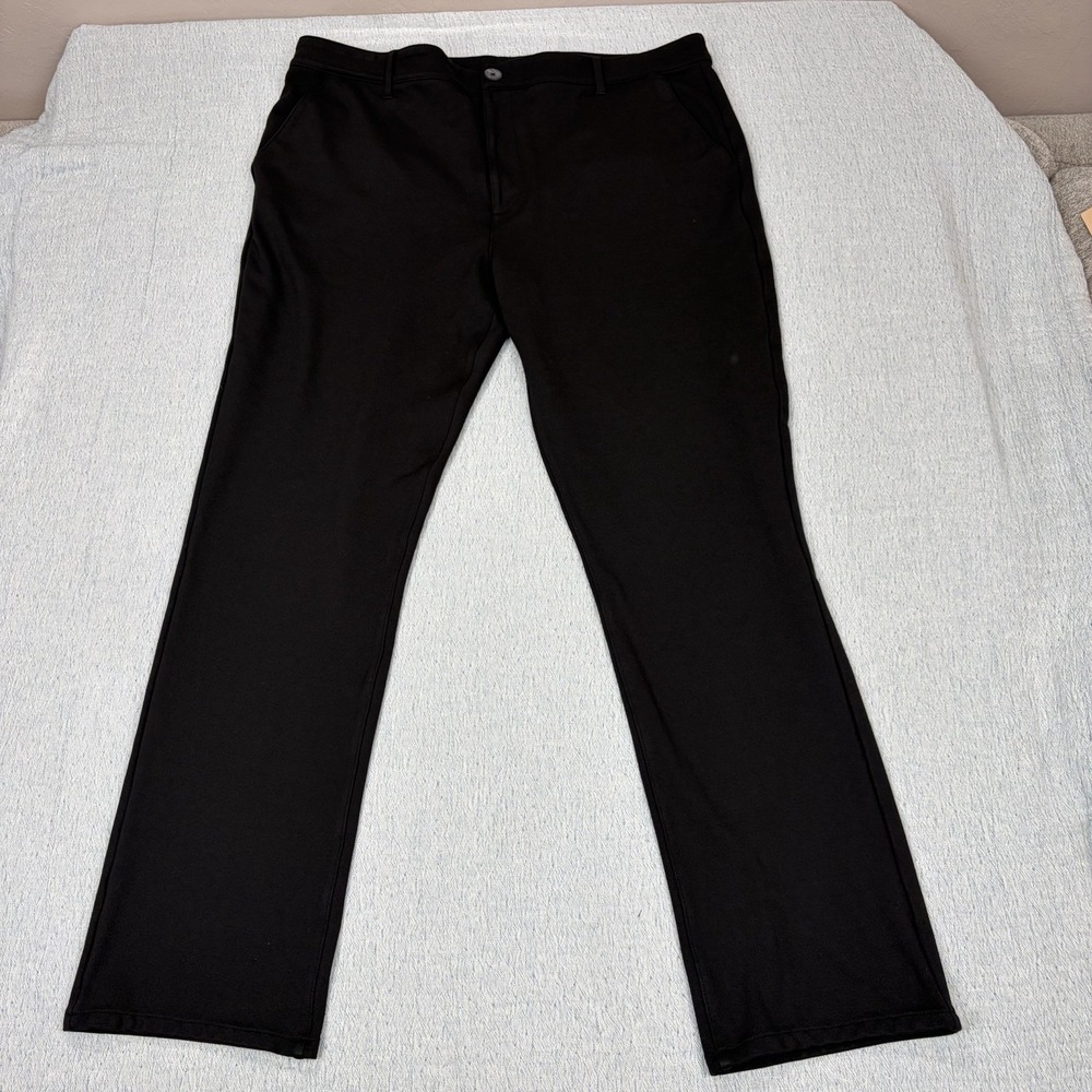 True Classic Men's Slim Fit Commuter Travel Pant 6 Pocket Black Size 38‎ x 30